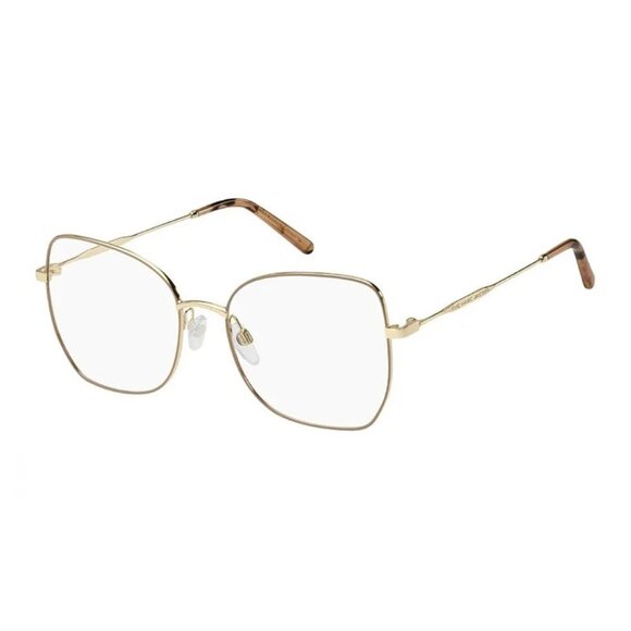 NEW MARC JACOBS MARC 621 0BKU 00 EYEGLASSES GOLD NUDE WOMEN EYEWEAR MARC JACOBS